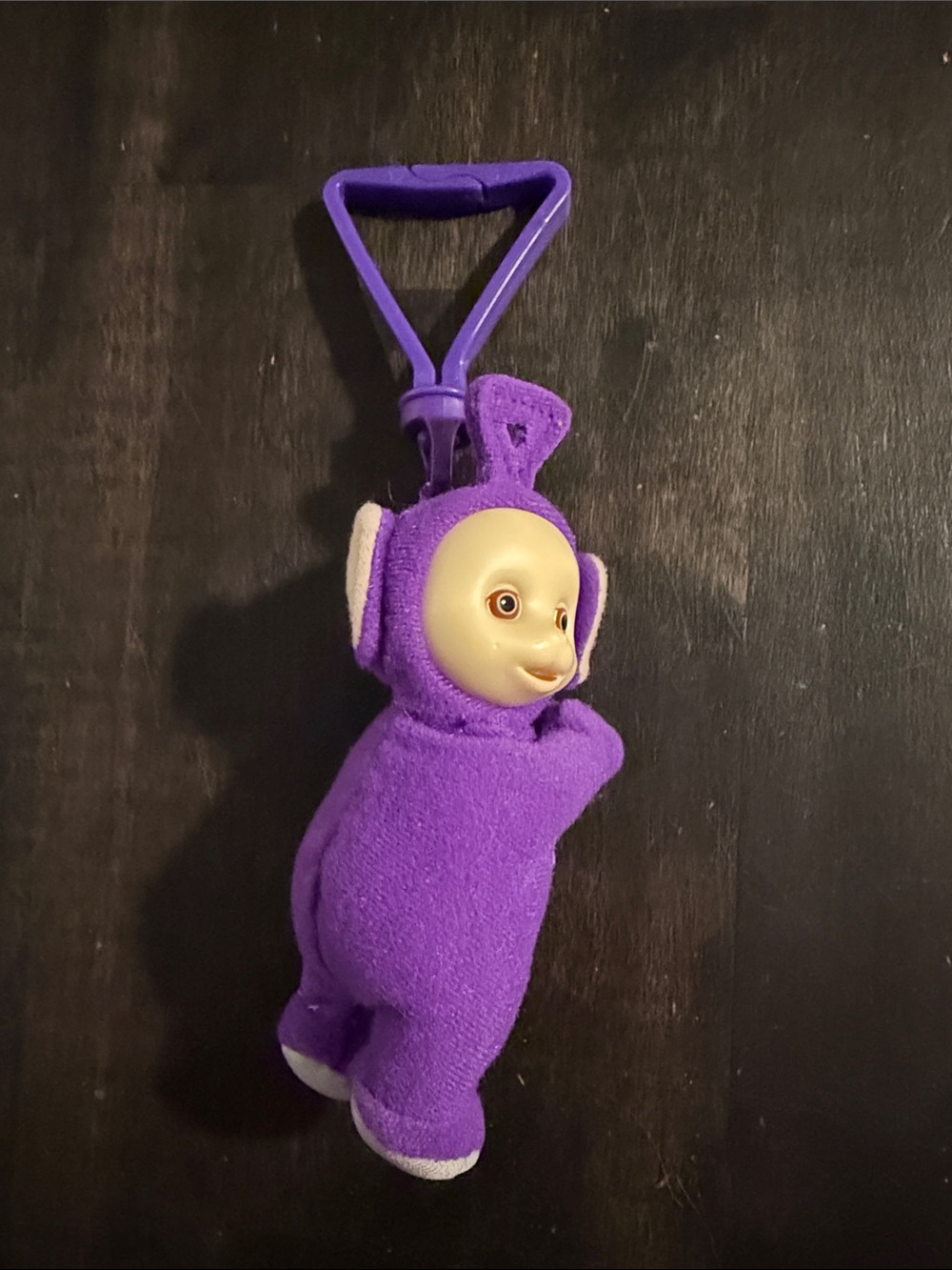 Vintage 2000 Teletubbies Tinky Winky Bag Buddy Charm McDonald’s Promo